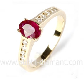 Bague rubis