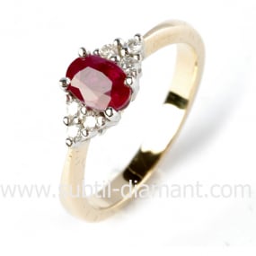 Bague rubis