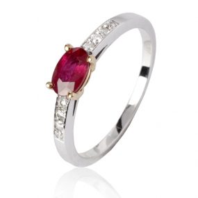 Bague rubis