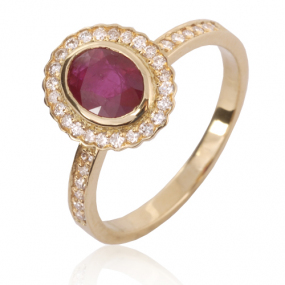 Bague rubis similaire