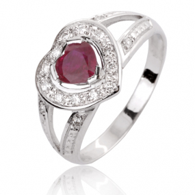Bague rubis