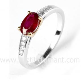 Bague rubis