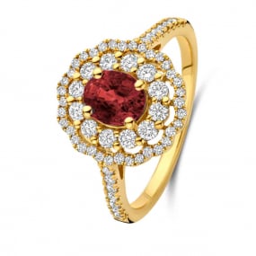 Bague Rubis et Diamants