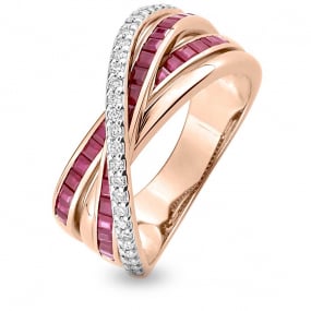 Bague Rubis et Diamants similaire