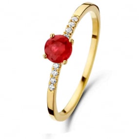 Bague Rubis et Diamants similaire