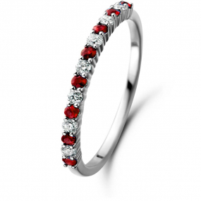 Bague Rubis et Diamants