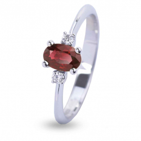 Bague Rubis et Diamants