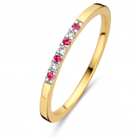 Bague Rubis et Diamants