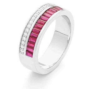 Bague Rubis et Diamants similaire