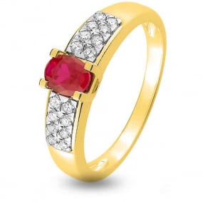 Bague Rubis