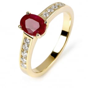 Bague rubis similaire