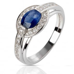 Bague saphir similaire