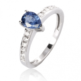 Bague saphir