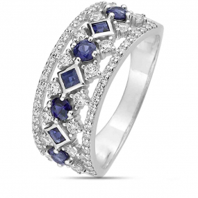  Bague Saphir
