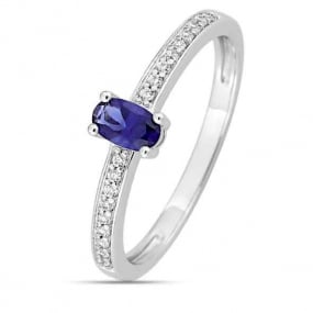 Bague Saphir et diamants pour explorer