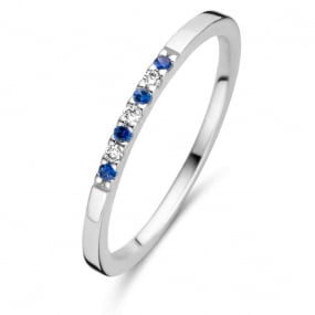 Bague saphir et Diamants similaire