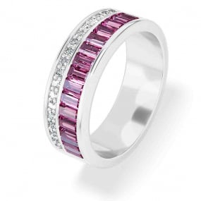 Bague Saphir Roses et Diamants similaire
