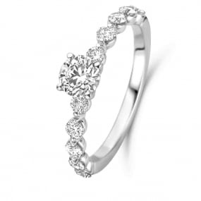 Bague solitaire Amour 0.50 ct similaire