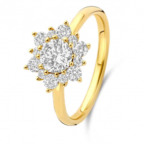 Bague solitaire Bloom 0.70 ct Diamant de Laboratoire