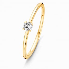Bague Solitaire Chaton 0.09 ct similaire