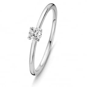 Bague Solitaire Chaton 0.18 ct similaire