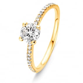 Bague solitaire Chaton Beyond - 0.34 ct