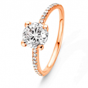 Bague solitaire Chaton beyond - 0.70 ct