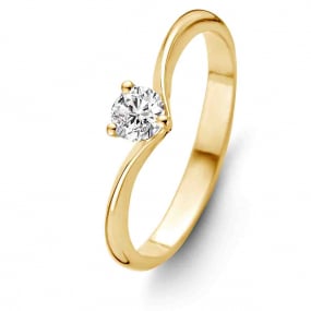 Bague Solitaire Embrace 0.40 ct similaire