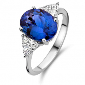 Bague Tanzanite et Diamants