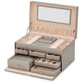 Bote  Bijoux Wolf 1834 - Heritage Large Jewellery Box - Gris