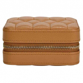 Boîte à Bijoux Wolf 1834 - Lauren Zip Travel Case - Caramel