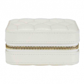 Boîte à Bijoux Wolf 1834 - Lauren Zip Travel Case - Ivoire