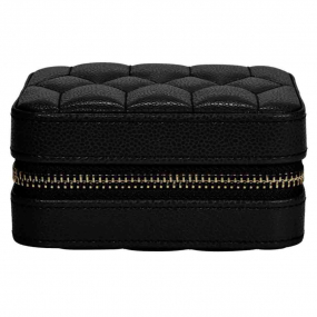 Boîte à Bijoux Wolf 1834 - Lauren Zip Travel Case - Noir