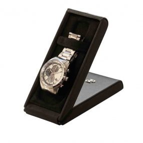 Bote  montre Philipp Flip Watch Stand Wolf 1834 - Noir