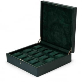 Boite Montre Wolf 1834 - British Racing 15 Pcs Watch Box - Vert