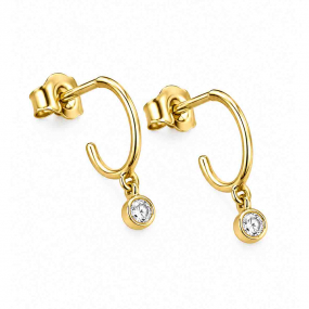 Boucle d'oreille cr�ole Diamant pendante