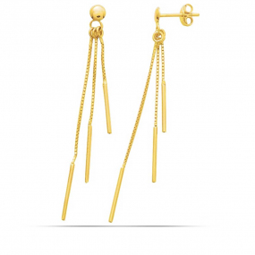 Boucles d'Oreilles Pendantes en Or et Diamant, Boucles d'Oreilles  Pendantes Femme, 1030812