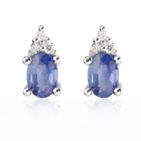 Boucle d'oreille saphir similaire