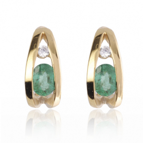 Boucle d'oreille meraude similaire