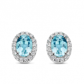 Boucles d'oreille en argent - oxydes en complment