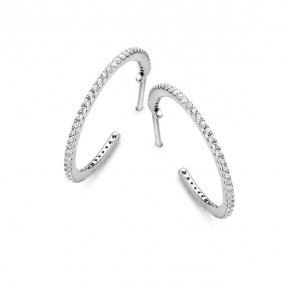 Boucles d'oreilles Argent croles en complment