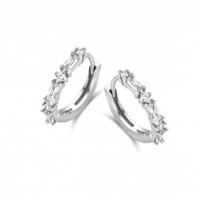 Boucles d'oreilles Argent croles en complment