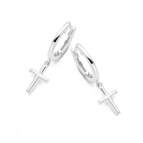 Boucles d'oreilles Argent croix - Naiomy similaire