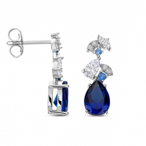 Boucles d'oreilles argent - Oxydes - en complément
