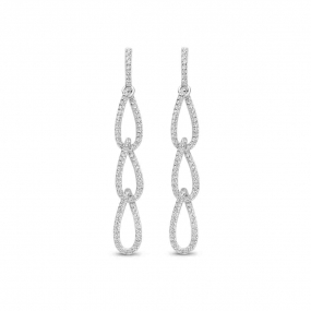Boucles d'oreilles argent pendantes similaire
