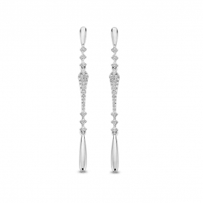 Boucles d'oreilles argent pendantes similaire