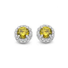 Boucles d'oreilles Argent pierre vert en complment
