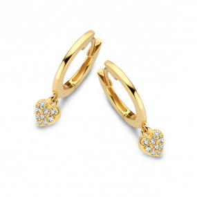 Boucles d'oreilles Argent plaqu or en complment