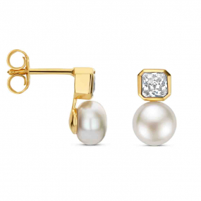 Boucles d'oreilles argent plaqué or en complément