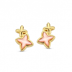 Boucles d'oreilles argent  - plaqu or - similaire